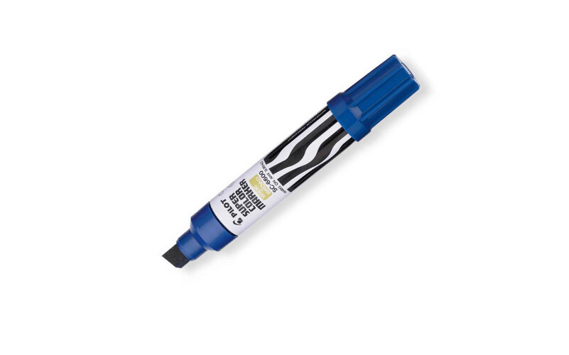 Pilot - Super Color Marker Wide Broad - 12.5mm - Chisel Tip - Blue