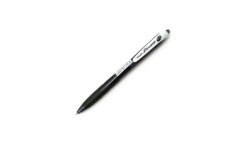 Pilot - Rex Grip Ball Pen - Black