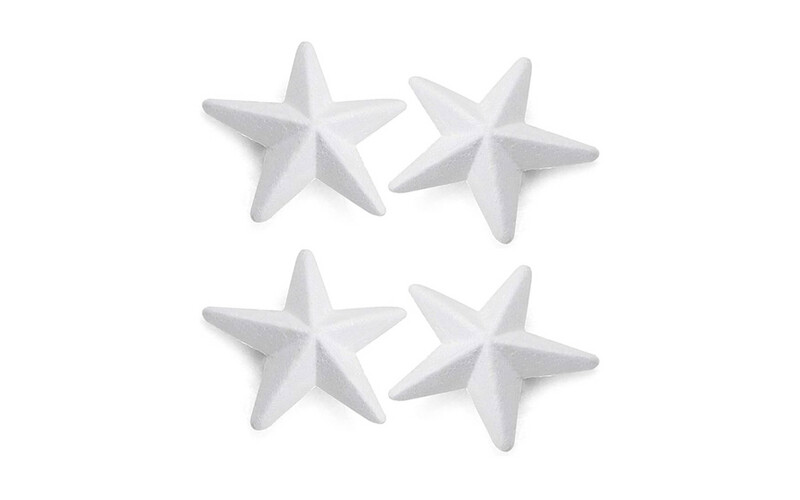 Styrofoam Stars - 4 cm