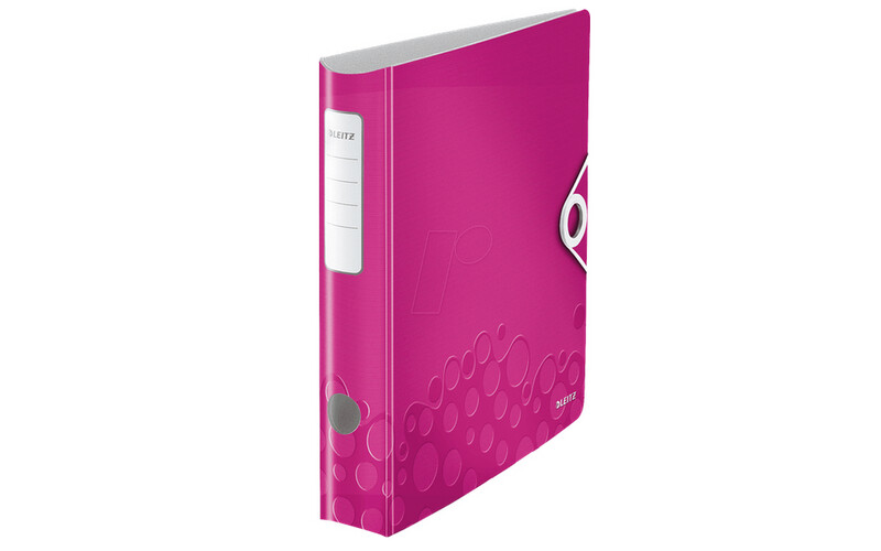 Leitz WoW Ordner File - 8.5 cm - 2 Rings - 3 inch - Pink