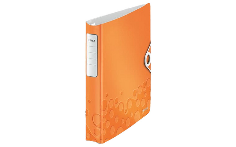 Leitz WoW Ordner File - 8.5 cm - 2 Rings - 3 inch - Orange