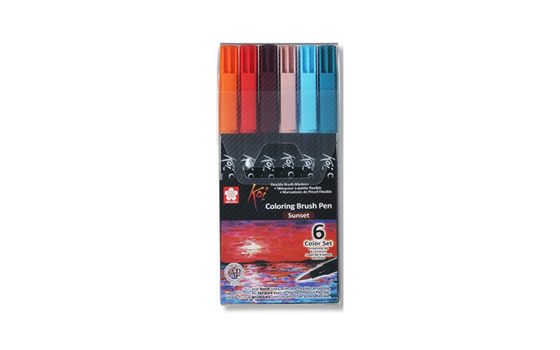 Sakura - Koi - Coloring Brush Pen – 6 Color