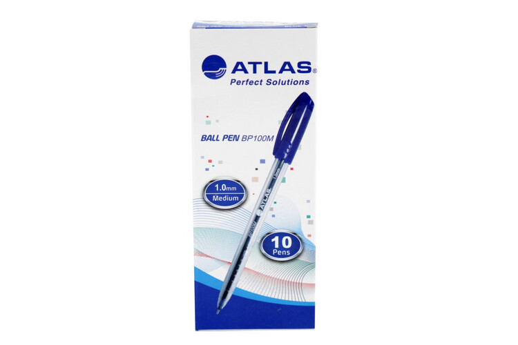 Atlas Ball Pen M100 Blue - 1 mm - Pack