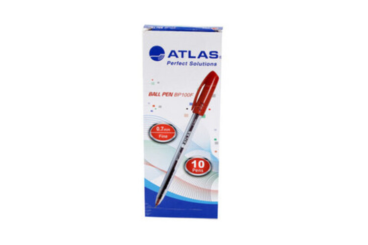 Atlas Ball Pen M100 Red - 1 mm - Pack