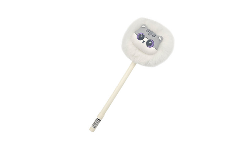Fur Pen - White