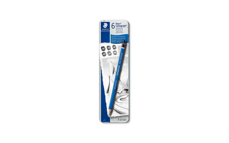 Staedtler - Mars Lumograph Drawing Pencil - Pack of 6