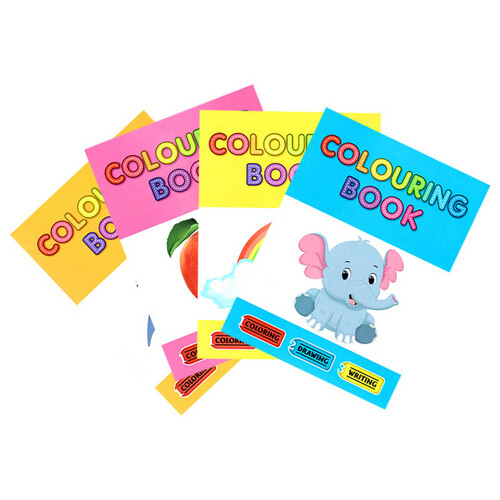 4 Coloring Books - Coloring ,Drawing And Writing