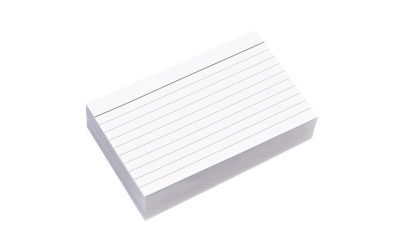 Index Card - White - 3×5 inches