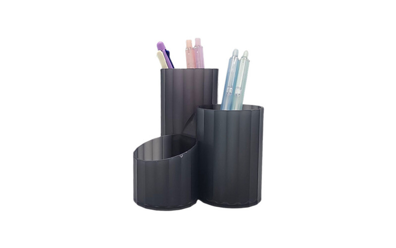 Pen Holder - Black - 3 Circles