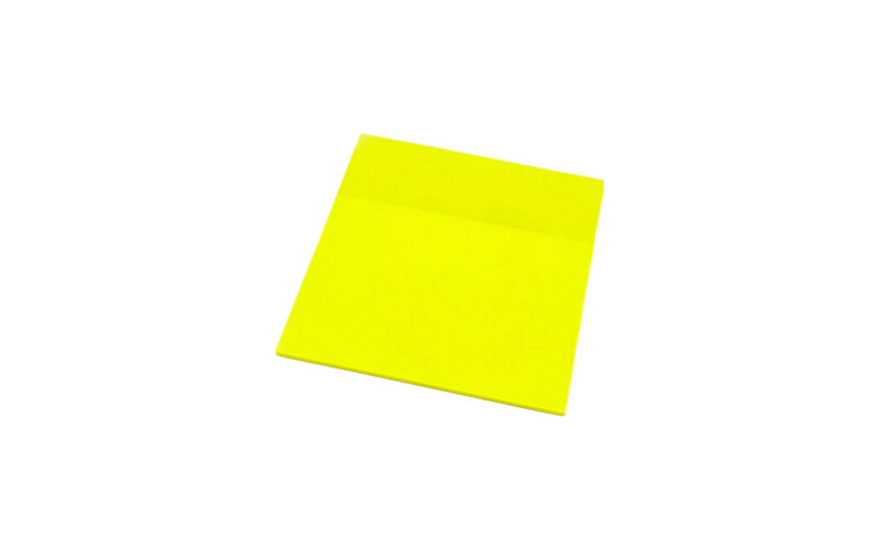 Glitter Sticky Note - 50 Sheets - 7.5 X 7.5 cm - Yellow