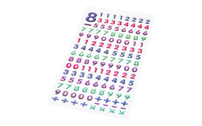 3D Stickers - Numbers 2