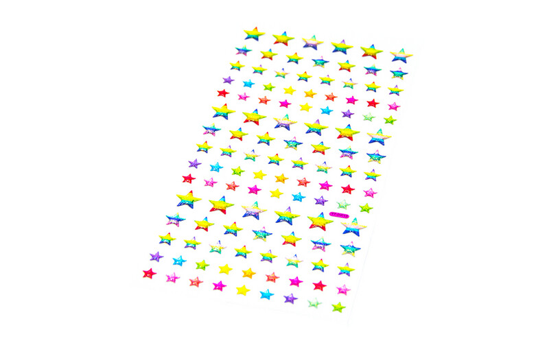 ستيكرز 3D - النجوم الملونة ٦٣