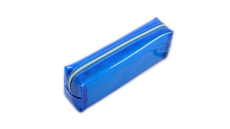 Happy Bunny - Neon Pencil Case - Blue