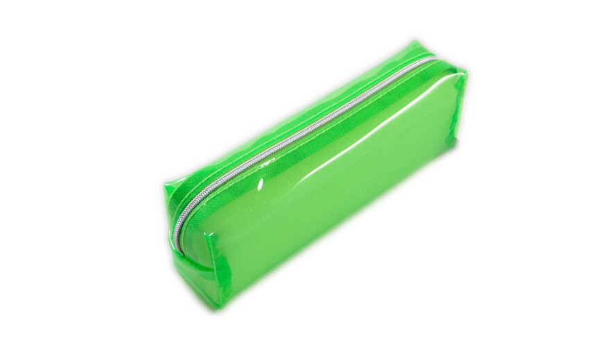 Happy Bunny - Neon Pencil Case - Green