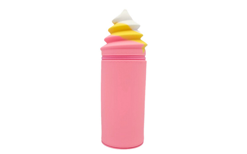Silicon Ice-Cream - Pencil Case - Pink