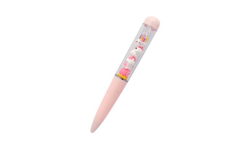 Elegant Little Unicorn Pen - Black - Pink