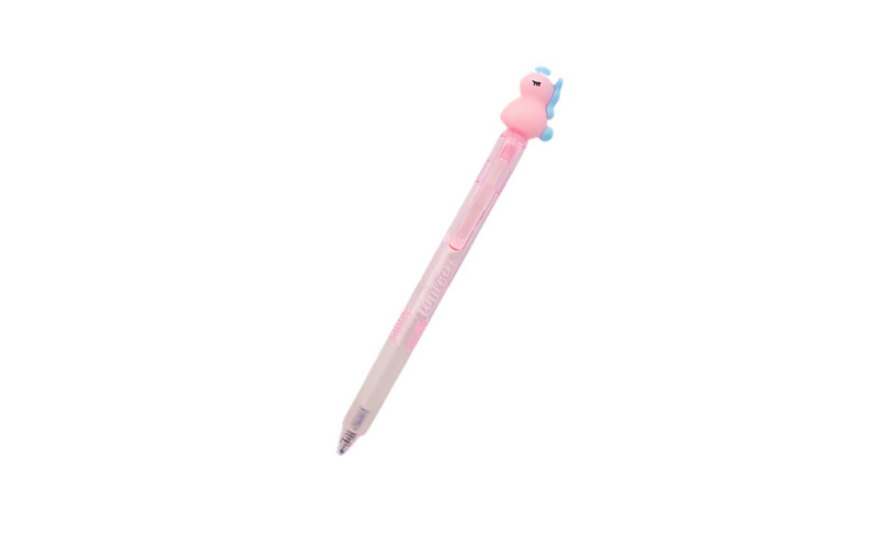 Little Unicorn Pen - Black - Pink