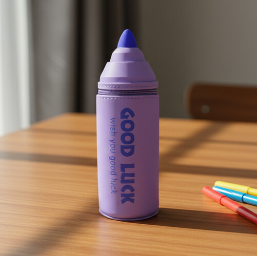 Silicon Pencil - Pencil Case - Purple