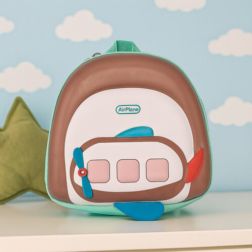 Kids Backpack - The Brown Airplane