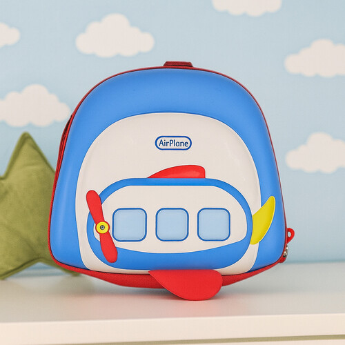 Kids Backpack - The Blue Airplane