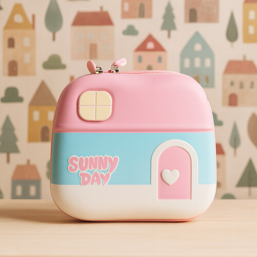 Kids Backpack - Sunny Day - Pink And Blue