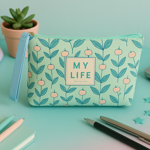 Leather case - Berry