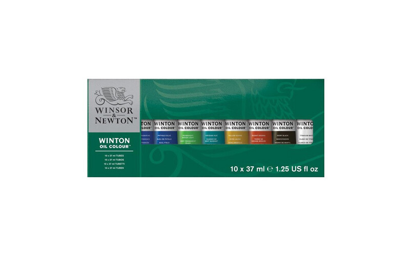 Winsor & Newton Winton Oil Colour paints-10 x 37 ml