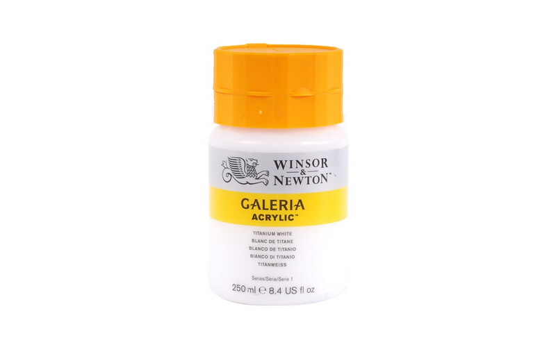 Winsor & Newton Acrylic Paint: Titanium White, 250 ml