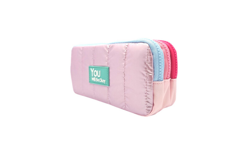 Spongy Pencil Case - Pink