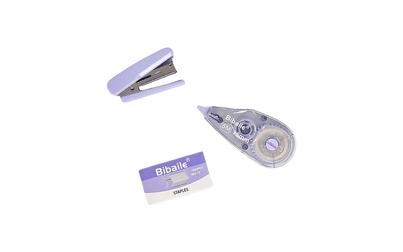 Stapler No.10 + Corrector - Purple