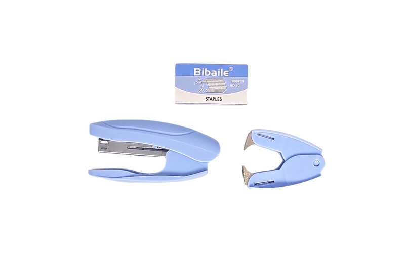 Stapler No.10 + Staple Remover - Blue