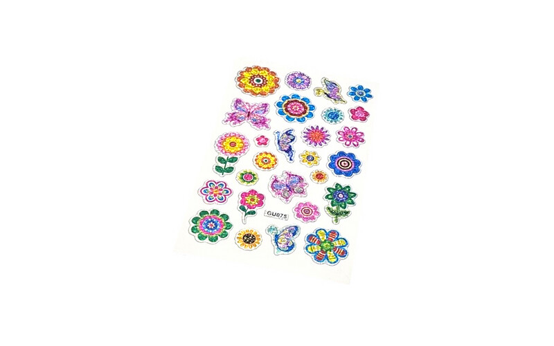 2D Stickers - Flowers - 10 sheets