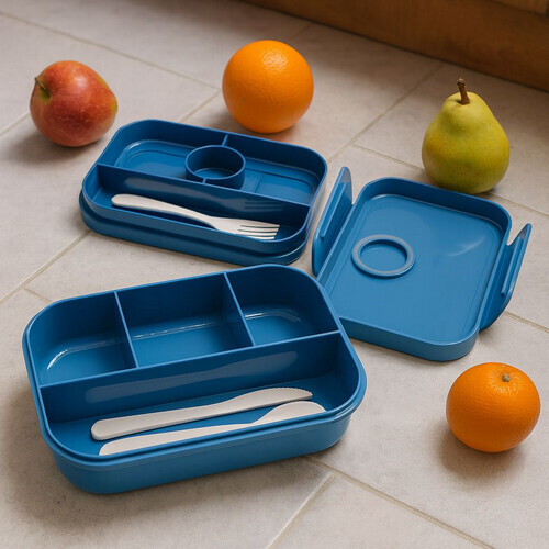 Lunch Box  - 2 Layers - 6 Compartments - Space