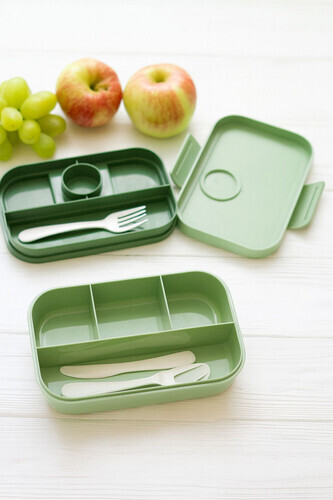 Lunch Box  - 2 Layers - 6 Compartments - Dino