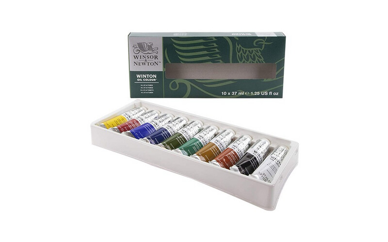 Winsor & Newton Winton Oil Colour paints-10 x 37 ml