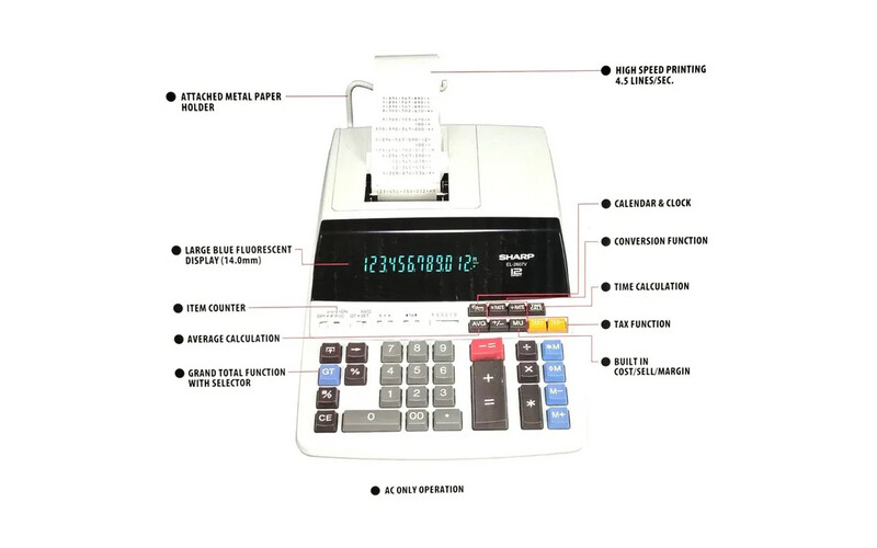 Sharp EL2670 - Digit Calculator Printing