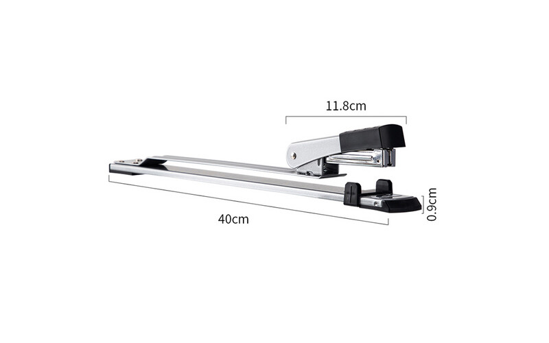 Deli - Long Reach Stapler Book - 25 Sheet Capacity - Black