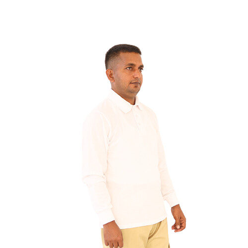 Polo shirt log sleeve