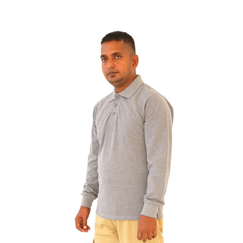 Polo shirt log sleeve