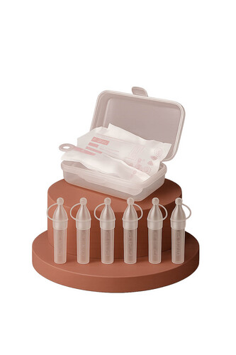Bebefree Colostrum Collector Kit – 6pcs × 5ml – BPA-Free with Storage Case