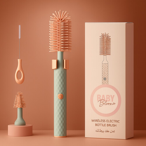Wireless Electric Bottle Brush