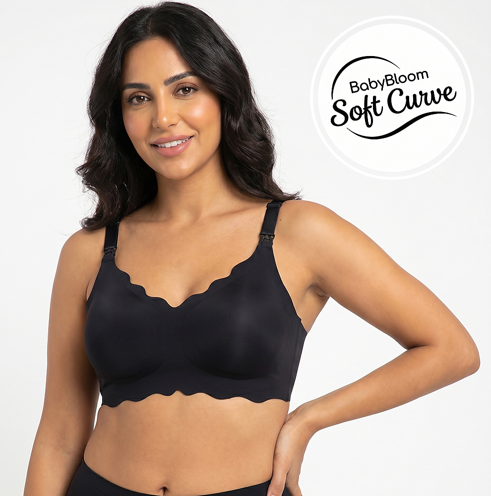 BabyBloom Soft Curve™ Breastfeeding Black