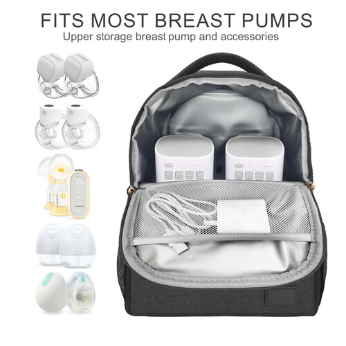 babybloom Multifunctional Breast Pump Bag black