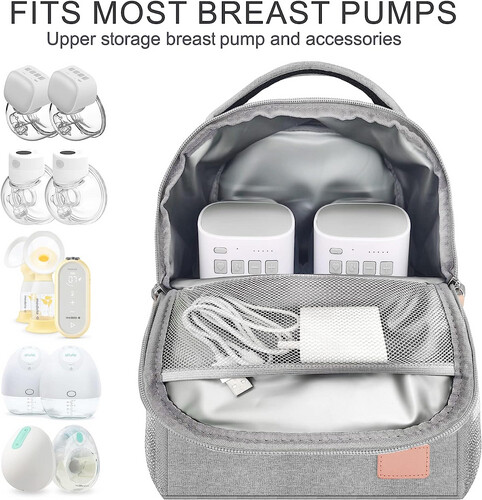 babybloom Multifunctional Breast Pump Bag grey