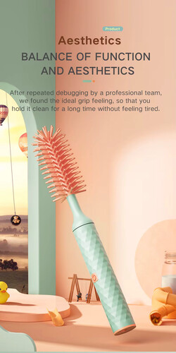 Wireless Electric Bottle Brush