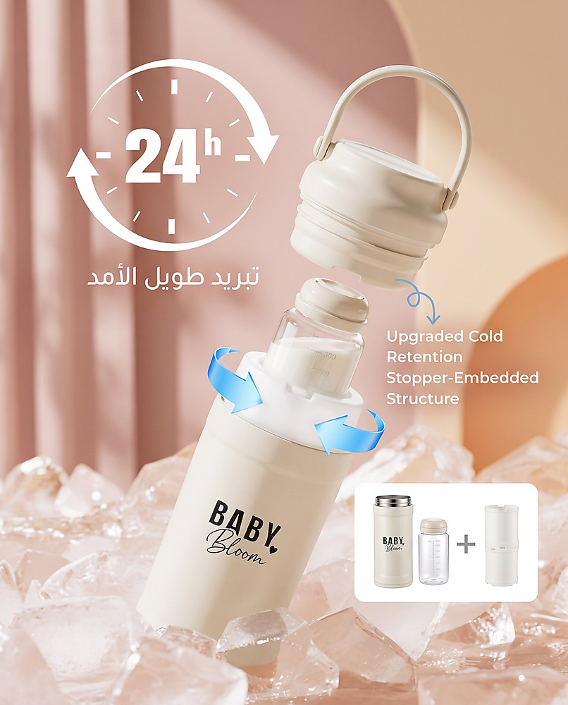 BabyBloom XL Travel Breast Milk Cooler –1.5L