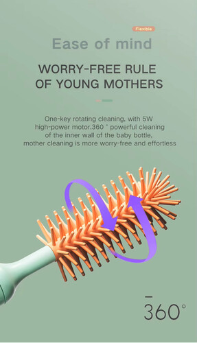 Wireless Electric Bottle Brush