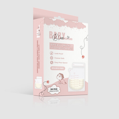 Baby Bloom Milk Storage Bags (30pcs – 250ml)