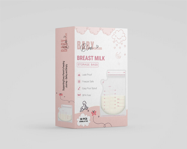 Baby Bloom Milk Storage Bags (30pcs – 250ml)