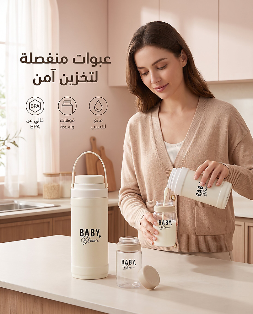 BabyBloom XL Travel Breast Milk Cooler –1.5L